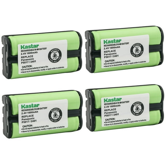 Kastar 4-Pack Battery Replacement for V-TECH VT2422, VT2430, VT2431, VT2433, VT2460, VT2461, VT2481, V-TECH 1261, 202420, 202431, 202432, 202437, 202439, 202481, 2420, 2421, 2430, 2431, 2461, 5801