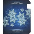 thumbnail image 3 of Christmas and Happy New Year Snowflakes on Blue Magnetic Mailbox Cover Oversized for Garden Yard Outdoor Decorations-25.5" x20.8, 3 of 5