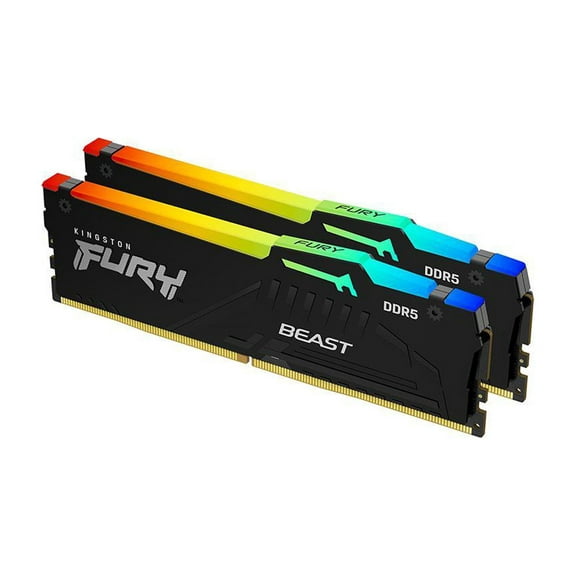 Kingston FURY Beast 32GB (2 x 16GB) 288-Pin PC RAM DDR5 6000 (PC5 48000) Memory (Desktop Memory) Model KF560C30BBEAK2-32