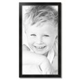 thumbnail image 2 of ArtToFrames 20" x 38" Honors Black with Silver Picture Frame, 20x38 inch Black Wood Poster Frame (WOM-5157), 2 of 7