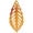 Orange/Brown, variant on Acrylic Medium Leaf Pearly Brown - Good Luck Green Four Leaf Clover Charm Bead Dangle with Mini 2025