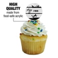 thumbnail image 3 of I Tri'd Triathlon Triathlete Swim Bike Run Tried Funny Cupcake Picks Toppers Decoration Set of 6, 3 of 6