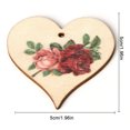 thumbnail image 2 of Matsuzay Paquete de 30 colgantes de corazones de para manualidades con cordel natural JM01365 Decoración del hogar JM01366 Matsuzay HA011941-04, 2 of 6