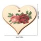 thumbnail image 2 of Kearding 30 Uds. De corazones de para manualidades, adornos colgantes, colgante pulido, rebanadas en forma de corazón de amor, arte Decoración del hogar JM01366, 2 of 6