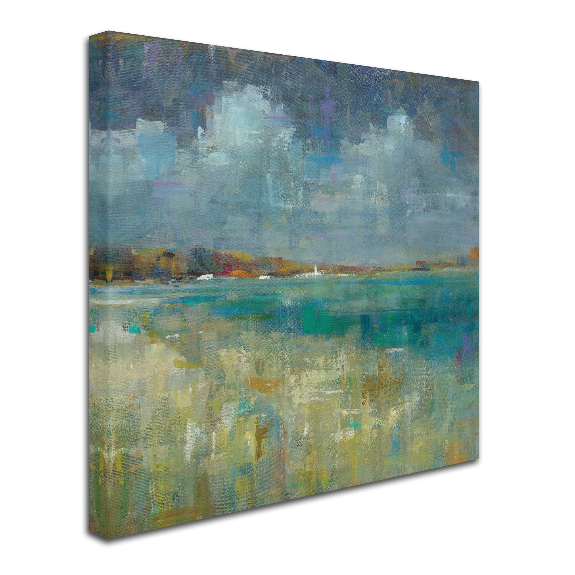 Trademark Fine Art 'Sky and Sea Crop' Canvas Art by Danhui Nai