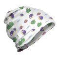 thumbnail image 1 of Cartoon Unisex Beanie, Fish Colorful, Hiking Outdoors, White Multicolor, by Ambesonne, 1 of 1