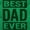 Irish Green, variant on Cool Best Dad Ever Father's Day Zip Hoodie Sweatshirt Men Brisco Brands M