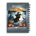 thumbnail image 2 of Happy Halloween Boykin Spaniel Witch Pumpkins Bats Spiral Bound Journal Dog Lover 5x7in Spiral Notebook - 13012, 2 of 5