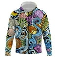 thumbnail image 1 of Sudadera con capucha con estampado 3D de mundo submarino para hombre, estilo Harajuku, unisex, de manga larga, talla 4XL, 1 of 6