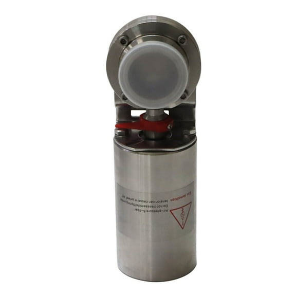 2 Inch Sanitary Butterfly Valve Stainless Pneumatic Actuator Tri Clamp