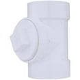 thumbnail image 7 of Charlotte Pipe 4 in. Hub x 4 in. Dia. Hub PVC Cleanout Tee, 7 of 7