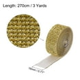 thumbnail image 2 of Uxcell 3Roll 3 Yards 18mm Self Adhesive Diamond Ribbon for  Arts & Crafts,Light Yellow, 2 of 6