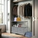 thumbnail image 3 of Closet Storage Simple Houseware, 3 niveles con 2 cajones, color gris, 3 of 8