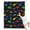 Black Cartoon Dinosaurs, variant on Black Cartoon Dinosaurs Colorful Silhouettes Pattern Blanket,Comfortable Soft Flannel Throw Blanket,All Season,Warm Lightweight Blankets for Sofa Bed Couch Living Room Chair,30"x40"