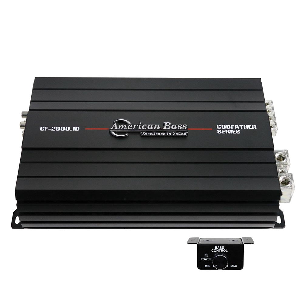 American Bass GF20001D 2340W RMS Godfather 1CH Amplifier