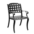 thumbnail image 4 of Outdoor Aluminum 5pc Square Black Patio Dining Set with Four Chairs, 4 of 7