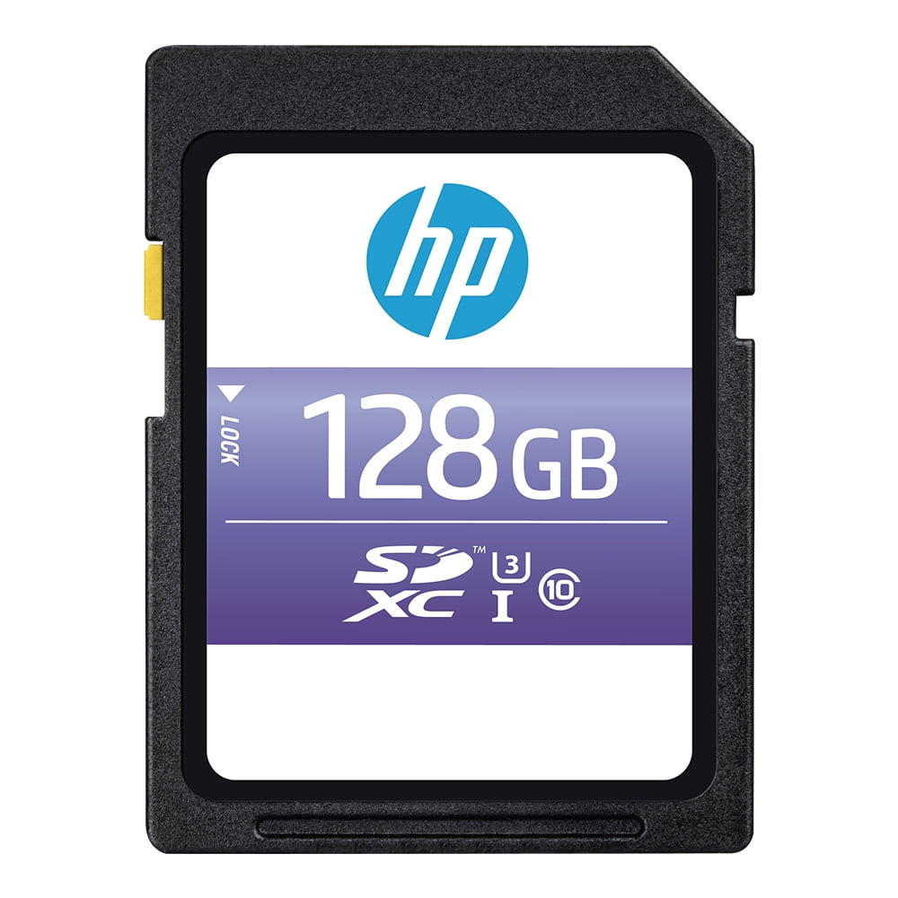 HP 128GB sx330 Class 10 U3 SDXC Flash Memory Card
