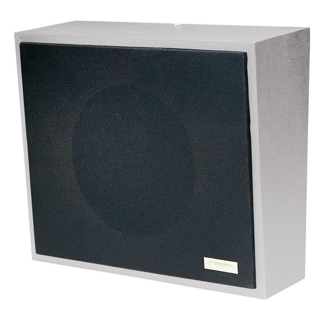 Altavoz de pared amplificado Valcom 8 pulgadas Metal Black