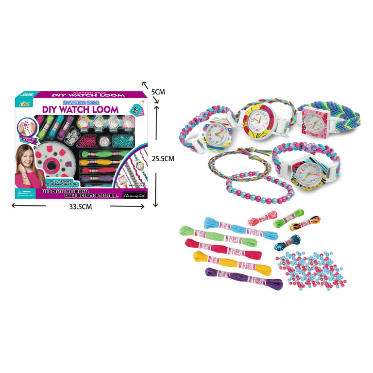 Goutoday DIY Bracelet Making Kit for Girls, 66Pcs Charm Bracelets