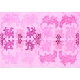 thumbnail image 1 of Ahgly Company Indoor Rectangle Abstract Pink Modern Area Rugs, 3' x 5', 1 of 4