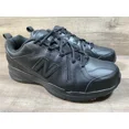 thumbnail image 2 of New Balance 608 Sneakers Black Leather Slip Resistant Mens Size 10.5 4E Wide, 2 of 6