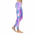 thumbnail image 3 of SUNENAT Modern Galaxy Mermaid Tail Stretchy Capri Leggings Skinny Yoga Sports Pants Extra Large, 3 of 4