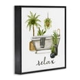 thumbnail image 2 of Stupell Industries Bohemian Relax Tub Plants Arrangement Black Framed Giclee Art, 12 x 12, by Nan, 2 of 7
