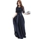 thumbnail image 3 of Vestido de fiesta elegante y largo de color negro de verano para mujer, vestido de noche elegante y ajustado, 3 of 5