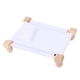 thumbnail image 3 of Accesorios de fotografía para recién nacidos, cama de madera, juego de simulación, cama para muñecas para niños y niñas blanco, 3 of 9