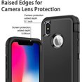 thumbnail image 4 of Entronix Funda Resistente para iPhone X/XS, Triple Capa, Resistente a Golpes y Anticaídas, Color Negro, 4 of 7