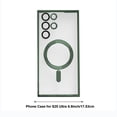 thumbnail image 2 of S25U Case With Camera Protector Film Magnetic Shockproof Protective Phone Cover Magnetic Phone Clear Case For S25 U, 2 of 7