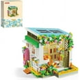thumbnail image 1 of Flower House Building Set Mini Building Block Set, Reading Room Building Toy with Beautiful Gift Box, Top Class Toy for 6-year-old Boys and Girls+(2034), 1 of 5