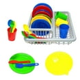 thumbnail image 3 of de ptos para niños, 28 piezas de vajil para niños con estante de almacenamiento Juguetes de cocina de plástico, Juguete educativo y de CUTICAT Juguetes de rol para niños, 3 of 8