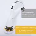 thumbnail image 3 of 4 in 1 Cordless Electric Spin Scrubber Drill Brush Kit Handheld, 3 of 5