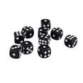 thumbnail image 1 of 50 X 12 Mm Opaco Juegos De Dados De Seis Lados D6 D&D RPG Negro Sunnimix Dados de varios lados, 1 of 5