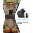 thumbnail image 3 of Bathroom Frog Blackout Door Curtains for French, Glass,Front, Back, Patio Door, Toilet Animals Vintage Thermal Insulated Rod Pocket Window Curtain Drapes With Tiebacks 25"x72", 3 of 5
