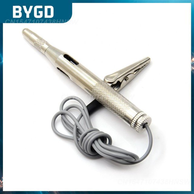 Portable Car Circuit Relay Tester 6v/12v/24v Long-life Lamp Car Battery Tester Flexible Lead Car Accessories Electric Test PenGOLDENChina He Qiyong unisex