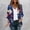 A614 Multicolor, variant on 4th of July USA Flag Kimono Cardigan for Women Navy Blue Butterfly Stars Graphic Open Front Lightweight Summer Beach Cover Up Patriotic Party Fashion Tops