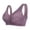Purple, variant on Daisy Bras for Older Women, Daisy Bra Comfortable Convenient Front Close Button Cotton Bras for Older Women No Underwire (Black,44)