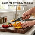 thumbnail image 6 of NULAS 6.3" Professional Chef Knife, Stainless Steel Kitchen Knife for Chopping & Meat, Brown, 6 of 7