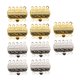 thumbnail image 4 of 20 piezas de accesorios para hacer joyas, 5 filas de cierres para pulseras, hebillas de conexión y cierres para collares para la creación de joyas DIY (dorado)., 4 of 7