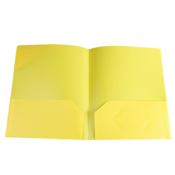 1/6Pcs Two-Pocket Folders Letter Size Document Folders with 2 Pocket Holds 100 Sheets Presentation Folder 11.4x9.33Inch