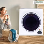 Equator 3.5 cu.ft. 110V Compact Digital Vented Sensor Dryer in White