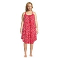 thumbnail image 7 of The Pioneer Woman Gathered Neck Knit Sleep Gown with Pockets, Women’s, Sizes S-3X, 7 of 7
