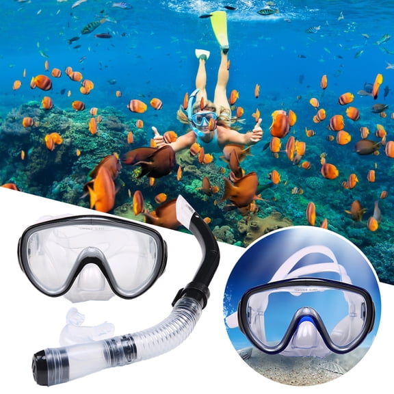 Snorkeling Set with Diving and Breathing Tube for Underwater Exploration and Swimming Activities