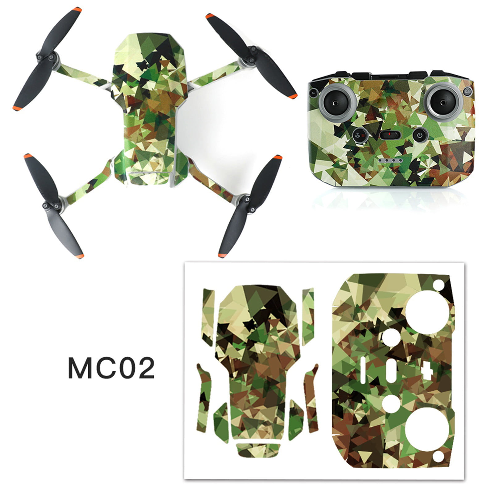 DIY Protective Skin Stickers Decals For DJI Mavic Mini Drone Body & Controller