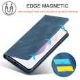 thumbnail image 6 of LC.IMEEKE Leather For Samsung Galaxy S21+ 5G Case, Flip Wallet Leather Case with Card Holder Magnetic Closure Shockproof Kickstand Protective Phone Cases Cover For Samsung Galaxy S21+ 5G,Blue, 6 of 10
