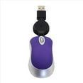 thumbnail image 4 of 10X Mini USB Wired Mouse Retractable Tiny Small Mouse 1600 DPI Optical Compact Travel Mice, 4 of 9