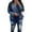 Dark Blue, variant on Jean Jacket Women Denim Jacket for Women Slim Fit Denim Tailored Double Breasted Pockets Jeans Jacket Cropped Jacket Dark Blue L