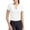 White, variant on G4Free BareFeel Womens Workout Tops Short Sleeve Half Zip Slim Fit Athletic Shirts Gym Running Yoga Slight Crop Tshirts